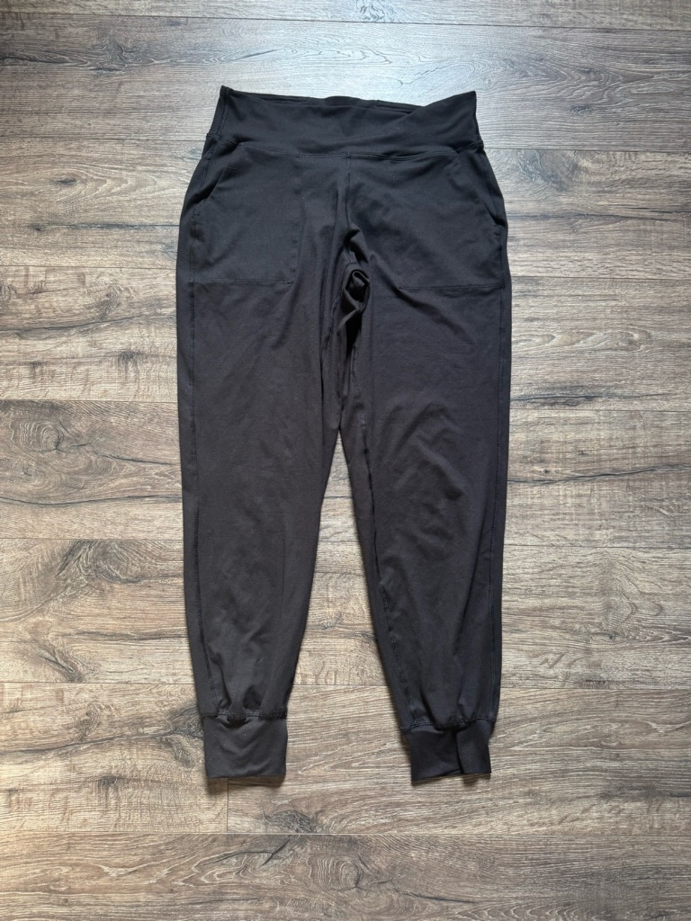 Women’s Black High-Waist Jogger Pants Size Large